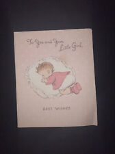 1940s Vintage Norcross for BABY Best wishes Getting CARD picture