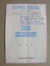 1958 DEAR DELINQUENT Popplewell ANNOTATED David Tomlinson, Anna Massey, Cargill picture