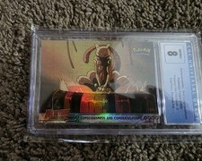 CGC 8 Consciousness and Congratulations Pokemon Topps Movie #3 Rainbow Foil picture