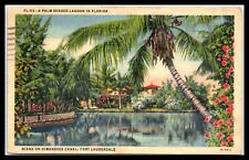 FLORIDA Postcard - Fort Lauderdale, Himarshee Canal G13  picture