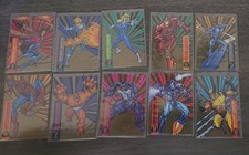 1994 Marvel Universe Suspended Animation 10 Card Set spiderman Wolverine venom  picture