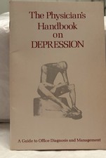 VTG 1977 PFIZER "PHYSICIAN'S HANDBOOK ON DEPRESSION" PHARMA LOGO ADVERTISING NOS picture