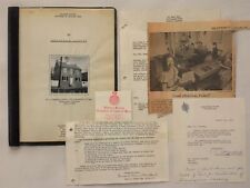 LOT 1965 ORIG BRANDYWINE ACADEMY prized doc DAUGHTERS OF COLONIAL WARS ephemera picture