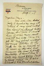 American YMCA On Active Service American Expeditionary Force Letter 1918 BB522 picture
