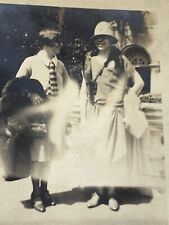 (Ka) 1926 Original FOUND PHOTO Photograph Snapshot Spirit Ghost Obscured Women picture