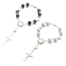 2 PCS Car Rosary for Rearview Mirror, Personalized Blessing Rear View Mirror ... picture