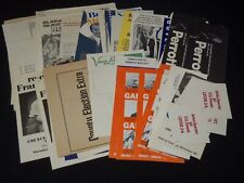 1970'S-1980'S ASSORTED POLITICAL CAMPAIGN LITERATURE LOT OF 64 - O 2597C picture