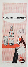 1944 Coronet VSO Brandy Delicious With Soda Vintage Print Ad picture