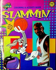 Vintage Space Jam Jumbo Coloring Book Slammin Michael Jordan Looney Tunes NEW picture
