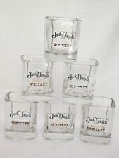Set of 6 Jack Daniels Square Whiskey Glasses picture