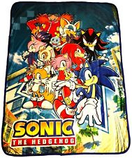 **Legit** Sonic Hedgehog Shadow Group Authentic Anime Game Throw Blanket #57717 picture