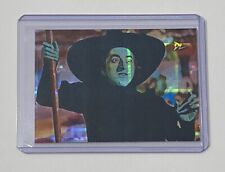 The Wicked Witch Limited Artist Signed “The Wizard Of Oz” Refractor Card 1/1 picture