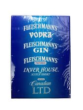 Fleischmann’s Vodka Gin Scotch Whiskey Deck Playing Cards Sealed New Vtg 1995 picture
