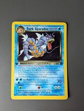 Pokemon TCG - Dark Gyarados - Holo Rare 1st Edition - Team Rocket 8/82  picture
