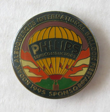 AIBF 1995 Philips Semiconductors Official Sponsor Hot Air Balloon pin picture