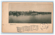 1904 View of River, Albany New York NY Antique Posted PMC Postcard picture