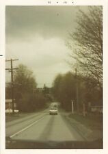 Vintage Photograph Driving rural route on overcast day in 1973 picture