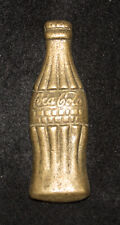 1938 Coca Cola Solid Brass Hobble Skirt Bottle Paper Weight CCBC picture