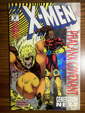 X-MEN 36 NM/NM+ NEWSTAND HOLOGRAPHIC VARIANT SABRETOOTH WINTER FROST MARVEL 1994 picture