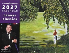 2027 ALZHEIMER'S ASSOCIATION  8X10 CALENDAR ART BY TONY BENNETTw/   picture