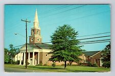 Perry GA-Georgia, First Baptist Church, Religion, Antique, Vintage Postcard picture