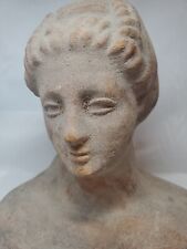 Classic Greek Terra Cotta Bust Woman Goddess Handmade As Pictured picture