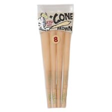 MOON Pre Rolled Cones 8 Count King Size 110 mm Unrefined Rolling Paper Cones picture
