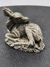 Franklin MINT June Lunger PEWTER THE FAWN Woodland Animal 1981 picture