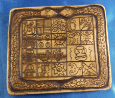 peruvian inca calendar carved in cusco limestone picture