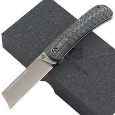 QSP Hedgehog Denim Sculpted Micarta Folding Pocket Knife Slip Joint picture