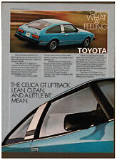 1979 Toyota Celica GT Liftback Magazine Print Ad picture