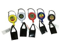 NEW 5ct GOO RETRACTABLE LIGHTER STRAP LEASH KEY HOLDER KEYCHAIN WITH BELT CLIP picture