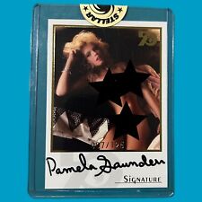 2005 Playboy's 50th Anniversary Pamela Saunders Autographed Card #7/125 picture