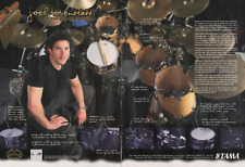 1999 2pg Print Ad of Tama Starclassic Drum Kit w Joel Rosenblatt of Spyro Gyra picture