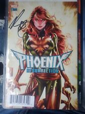 Phoenix: Resurrection #1 (Marvel, 2018) Mark Brooks trade variant coverSIGNED picture