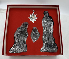 LENOX LEAD CRYSTAL NATIVITY SET HOME FOR THE HOLIDAYS NATIVITY STAR GERMANY picture
