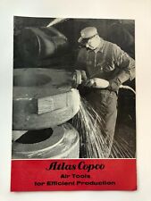 Vintage Atlas Copco Air Tools Sweden Hammer Specs Advertisement Hoists  picture