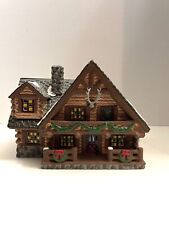 Department 56 Hunting Lodge Snow Village w/ Box~ No Light 1993 Antlers 5445-3 picture