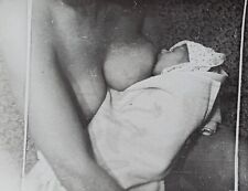 Vintage Photo WOMAN MOTHER BREASTFEEDING NURSING picture