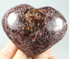 274g Natural Beauty Rare Red Garnet Quartz Crystal Heart Mineral Specimens picture