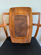 Dansk IHQ Teak Wood Tray Platter Cheese Cutting Charcuterie Serving Board MCM picture