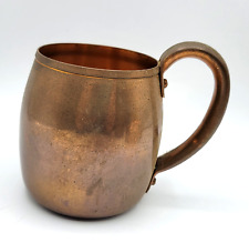 Vintage Solid Copper Mug Cup West Bend Aluminum Co. Metal 3.5