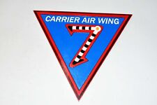 Carrier Air Wing CVW-7 Wood Plaque, Navy, 14