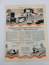 1924 Holt Manufacturing Caterpillar tractor vintage ad picture