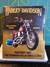 1992 Harley Davidson Collector Cards Series 1 Sealed Complete Card Set (1-100) picture