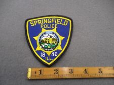 Vintage Springfield Illinois Police Patch R2 picture