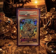 One Piece OP05-119 Monkey D. Luffy PSA 10 GEM MT (Mint) Manga Secret Alt Art picture
