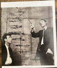 Book Clipping Photo James Watson Francis Crick 1953 DNA Structure  picture