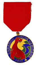 1992 RED RIBBON VERSION Baraboo Circus Heritage Trail Medal Four Lakes Council picture