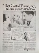 1933 FLEISCHMANN'S Yeast Healthy Digestive Original Vintage Magazine Print Ad picture